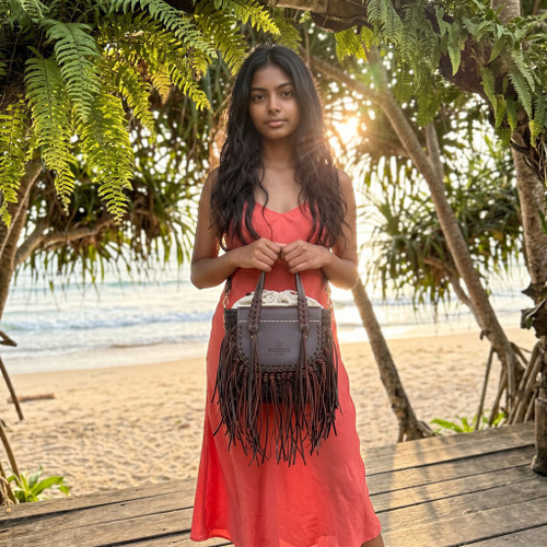 HABANERA FRINGES EBONY