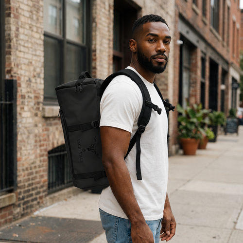Vaudeville Rucksack Duffel Bag (Black)