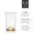 Gold Pointed Cocktail Tumblers by Viski Gold Pointed Cocktail Tumblers by Viski