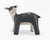 Deer Luke Bookend (Dark Gray + Wheat)