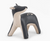 Deer Luke Doorstop (Dark Gray + Wheat)