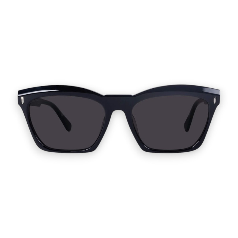 ROYALE - Gloss Black w. Silver Metal / Black Lens