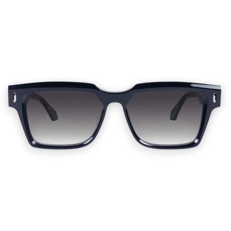 ROOSEVELT - Gloss Black w. Silver Metal / Black Gradient Lens