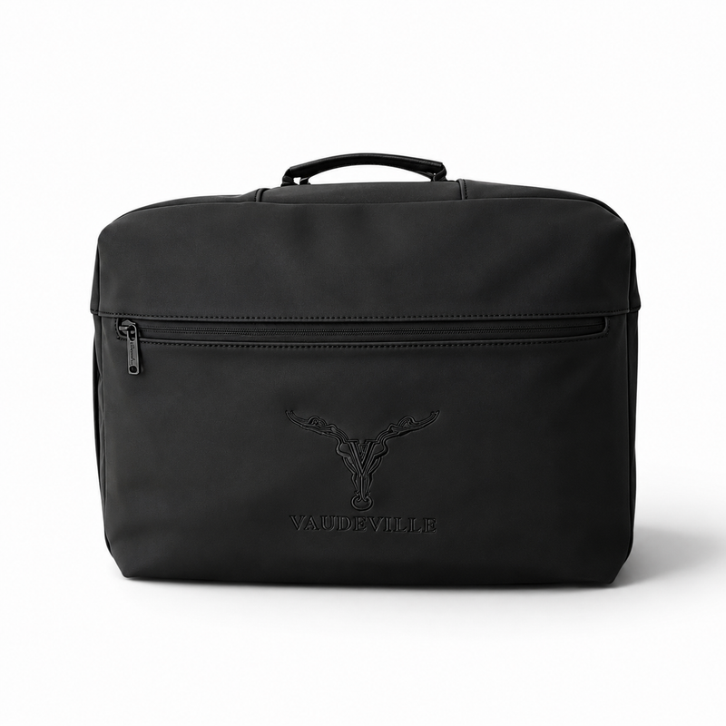 Vaudeville Clamshell Bag (Black)