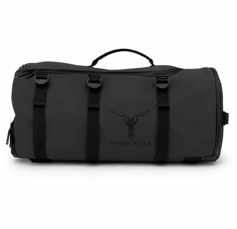 Vaudeville Rucksack Duffel Bag (Black)