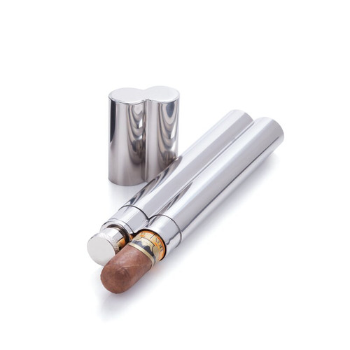 Harrison-Cigar Holder & Flask