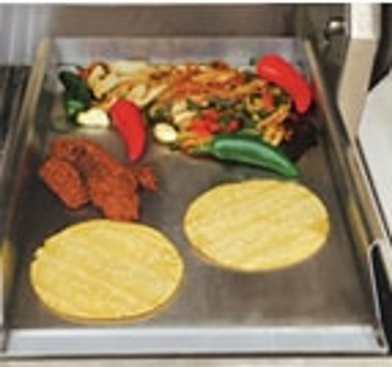 Alfresco Commercial Griddle Plate / Stainless Steel, Grease Trough / AGSQ-G