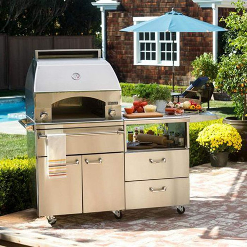 Lynx Napoli Outdoor Oven and 54 inch Mobile Kitchen Cart