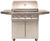 Artisan Professional 32 inch Cart Grill 3 Burner, Rotis  