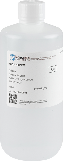 MSCA-10PPM | Inorganic Ventures 10ug/mL CALCIUM