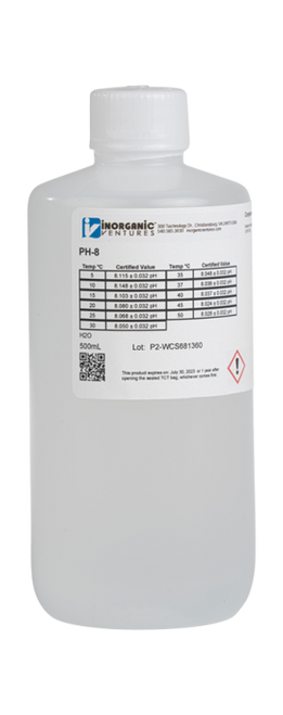 PH-8 | Inorganic Ventures Potassium Dihydrogenphosphate / Sodium Hydroxide Buffer (pH 8)