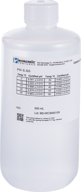 PH-6.86 | Inorganic Ventures Potassium Dihydrogenphosphate / Sodium Hydrogen Phosphate Buffer (pH 6.86)