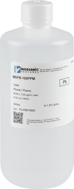 MSPB-100PPM | Inorganic Ventures 100ug/mL LEAD