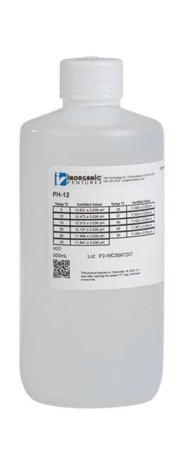 PH-12 | Inorganic Ventures Potassium Chloride / Sodium Hydroxide Buffer (pH 12)