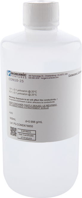 CON10-25 | Inorganic Ventures Conductivity Standard (10 uS/cm at 25°C)
