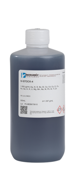 IV-STOCK-4 | Inorganic Ventures 1000 ppm 23 Element ICP Calibration/Quality Control Standard