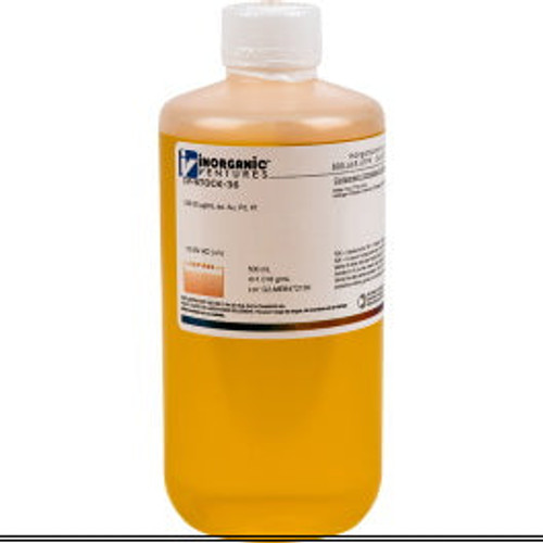 IV-STOCK-36 | Inorganic Ventures 100 ppm 3 Element Precious Metal ICP Calibration/Quality Control Standard