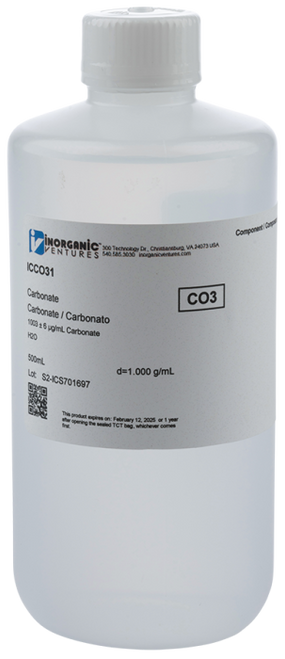 ICCO31 | Inorganic Ventures 1000ug/mL CARBONATE