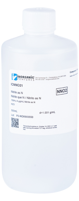 ICNNO21 | Inorganic Ventures 1000ug/mL NITRITE AS N