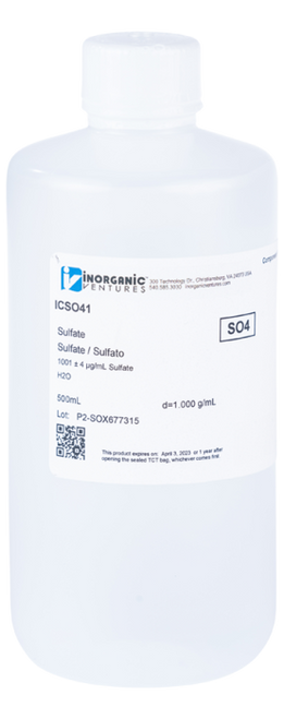 ICSO41 | Inorganic Ventures 1000ug/mL SULFATE