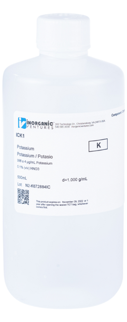 ICK1 | Inorganic Ventures 1000ug/mL POTASSIUM