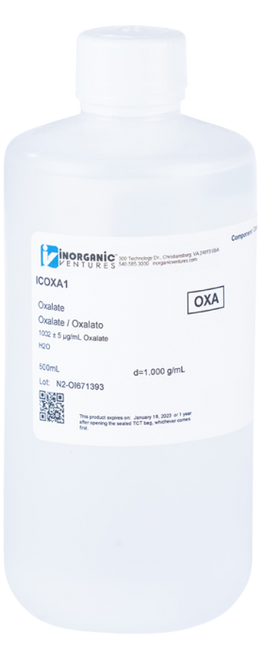 ICOXA1 | Inorganic Ventures 1000ug/mL OXALATE