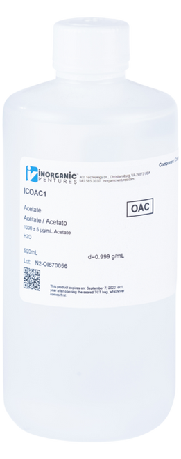 ICOAC1 | Inorganic Ventures 1000ug/mL ACETATE