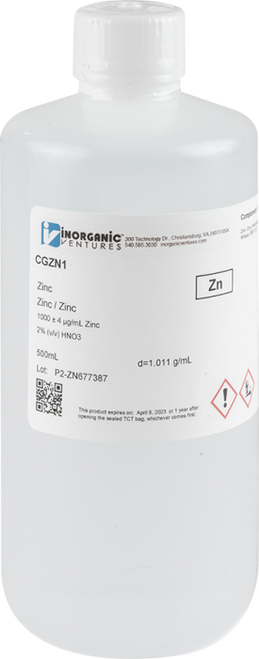 CGZN1 | Inorganic Ventures 1000ug/mL ZINC