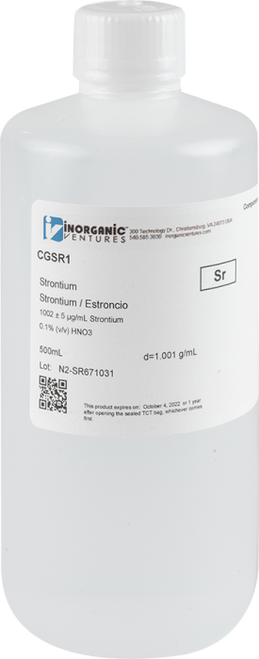 CGSR1 | Inorganic Ventures 1000ug/mL STRONTIUM