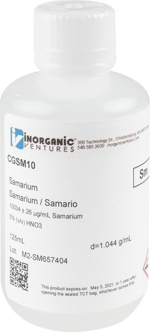 CGSM10 | Inorganic Ventures 10,000ug/mL SAMARIUM