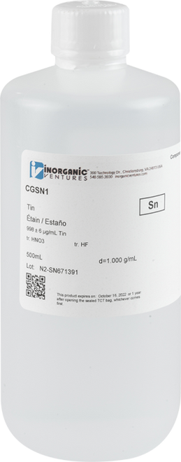 CGSN1 | Inorganic Ventures 1000ug/mL TIN