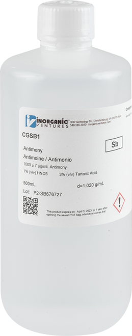 CGSB1 | Inorganic Ventures 1000ug/mL ANTIMONY