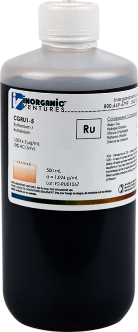 CGRU1 | Inorganic Ventures 1000ug/mL RUTHENIUM