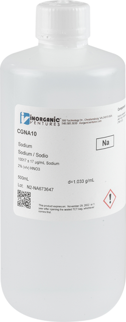 CGNA10 | Inorganic Ventures 10,000ug/mL SODIUM