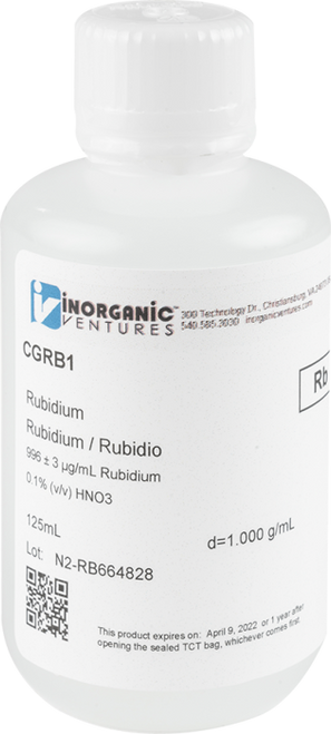 CGRB1 | Inorganic Ventures 1000ug/mL RUBIDIUM