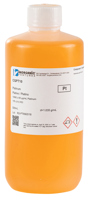 CGPT10 | Inorganic Ventures 10,000ug/mL PLATINUM