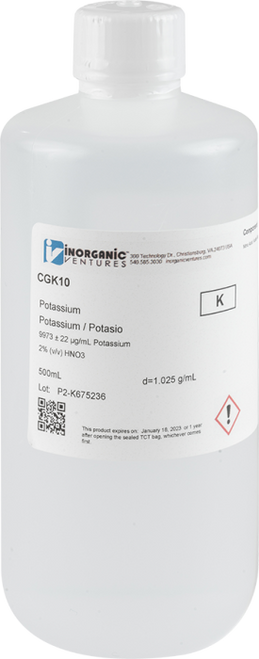 CGK10 | Inorganic Ventures 10,000ug/mL POTASSIUM