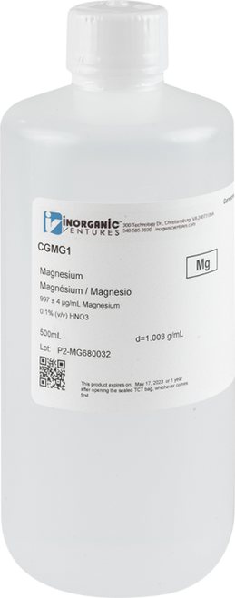 CGMG1 | Inorganic Ventures 1000ug/mL MAGNESIUM