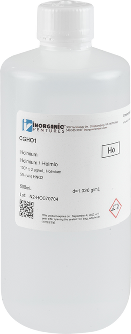 CGHO1 | Inorganic Ventures 1000ug/mL HOLMIUM