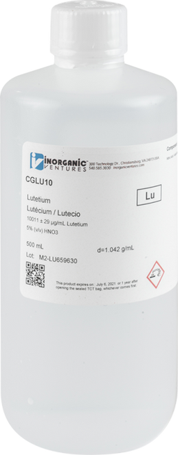 CGLU10 | Inorganic Ventures 10,000ug/mL LUTETIUM