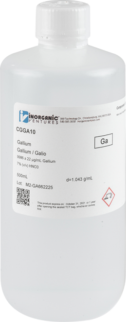 CGGA10 | Inorganic Ventures 10,000ug/mL GALLIUM