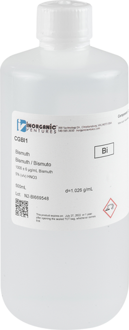 CGBI1 | Inorganic Ventures 1000ug/mL BISMUTH