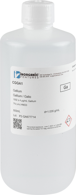 CGGA1 | Inorganic Ventures 1000ug/mL GALLIUM