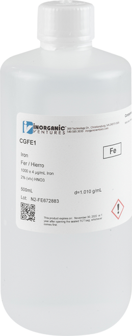 CGFE1 | Inorganic Ventures 1000ug/mL IRON