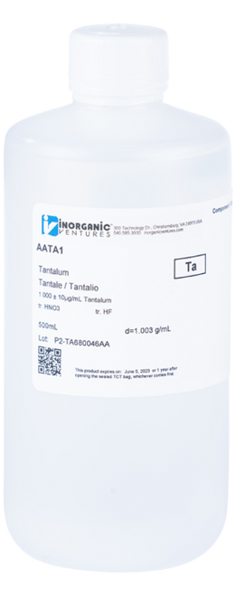 AATA1 | Inorganic Ventures 1000ug/mL TANTALUM