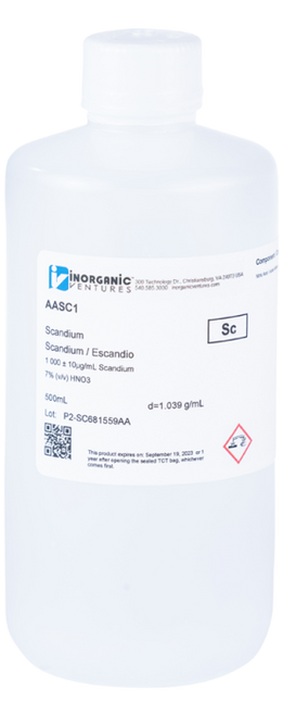 AASC1 | Inorganic Ventures 1000ug/mL SCANDIUM