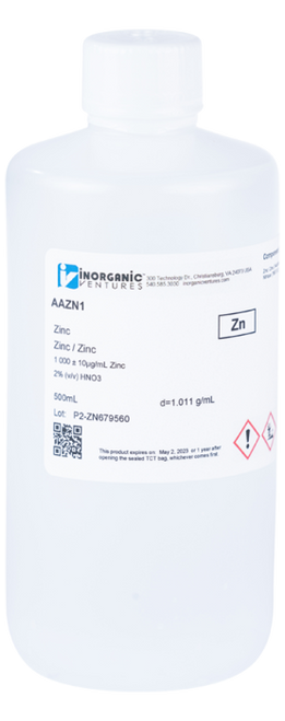 AAZN1 | Inorganic Ventures 1000ug/mL ZINC