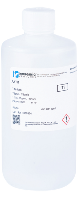 AATI1 | Inorganic Ventures 1000ug/mL TITANIUM