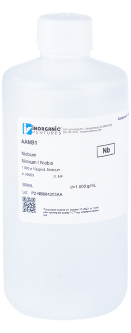 AANB1 | Inorganic Ventures 1000ug/mL NIOBIUM