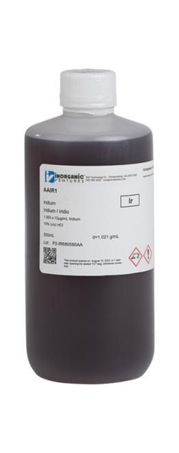 AAIR1 | Inorganic Ventures 1000ug/mL IRIDIUM